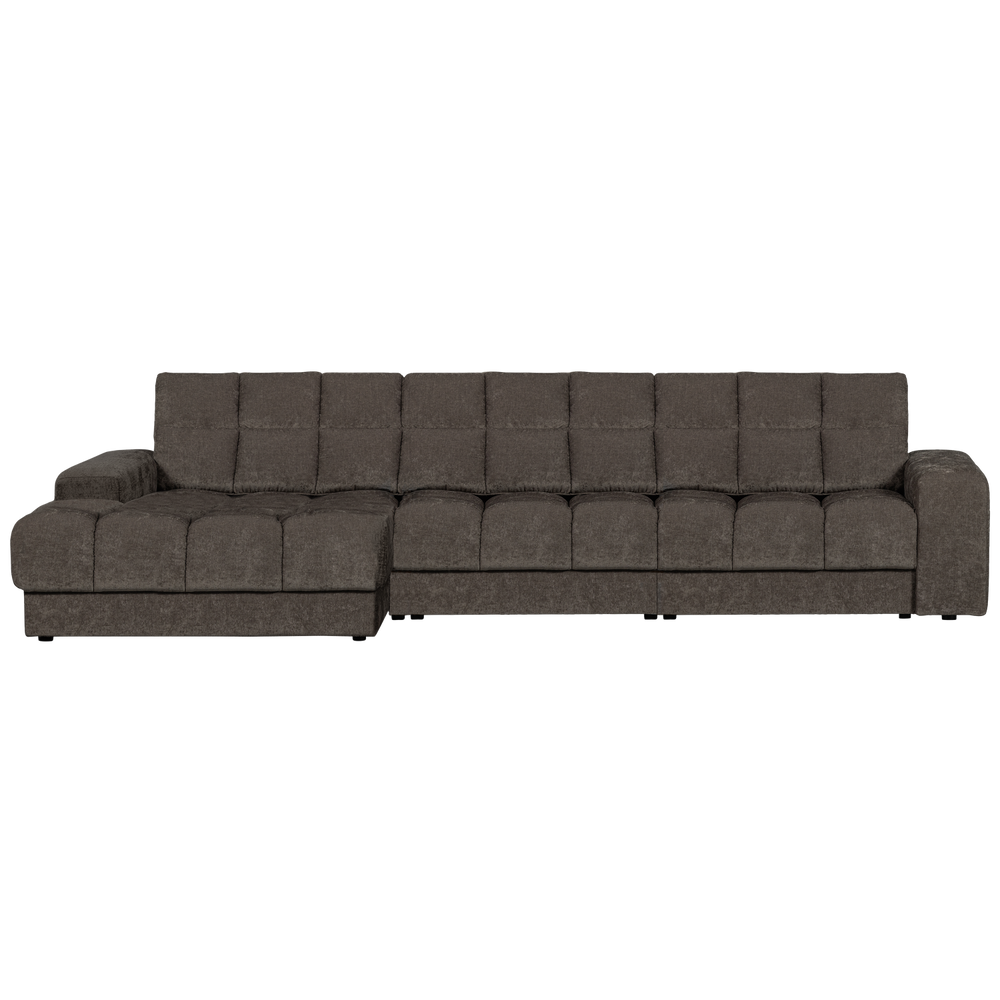 SECOND DATE CHAISE LONGUE LINKS VELVET WARMGRIJS