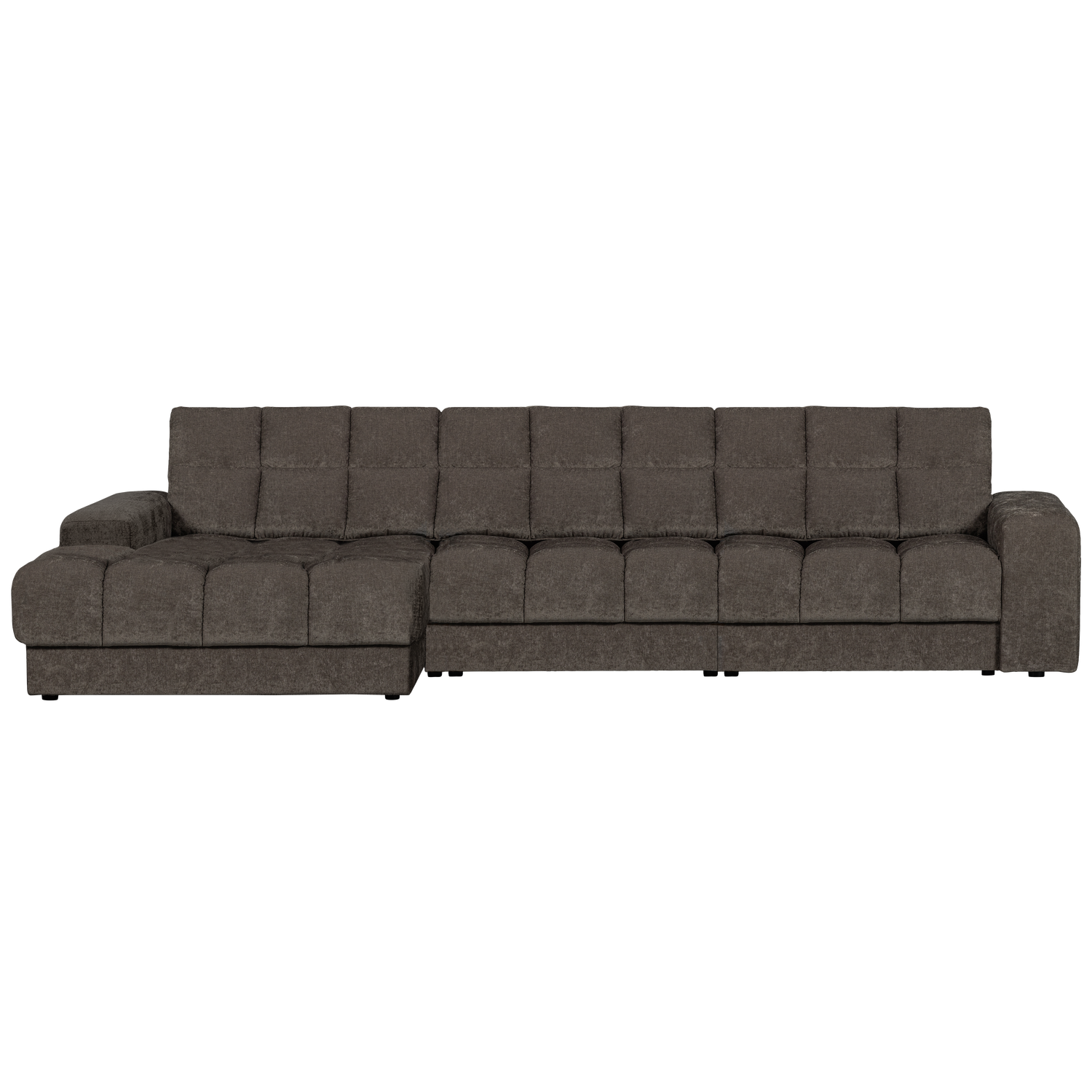 SECOND DATE CHAISE LONGUE LINKS VELVET WARMGRIJS