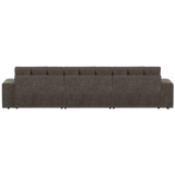 SECOND DATE CHAISE LONGUE LINKS VELVET WARMGRIJS