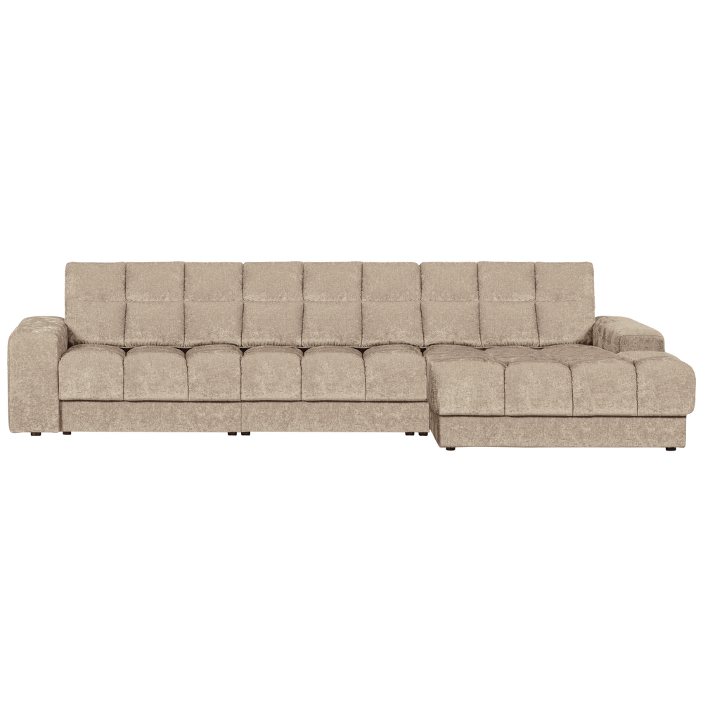 SECOND DATE CHAISE LONGUE RECHTS VELVET NOUGAT