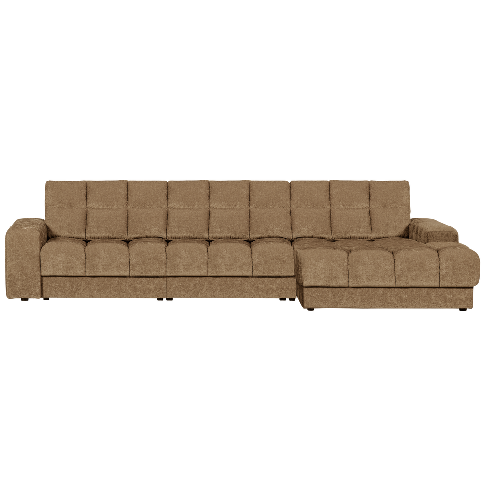 SECOND DATE CHAISE LONGUE RECHTS VELVET ZAND