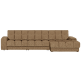SECOND DATE CHAISE LONGUE RECHTS VELVET ZAND