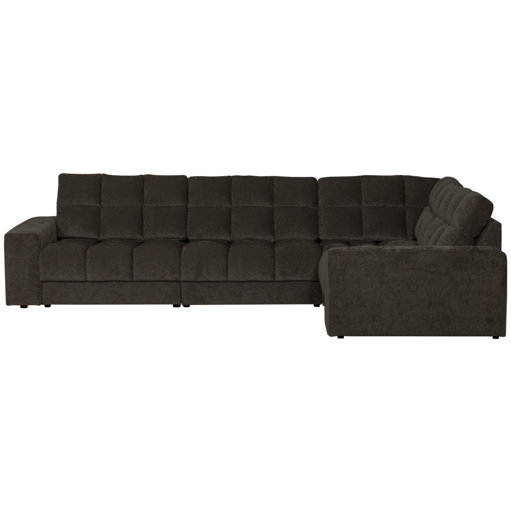 SECOND DATE HOEKBANK RECHTS VELVET ANTRACIET