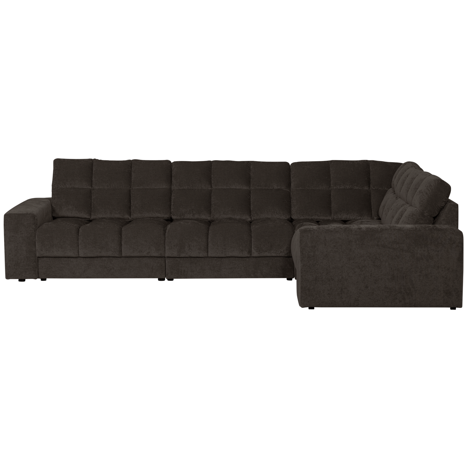 SECOND DATE HOEKBANK RECHTS VELVET ANTRACIET