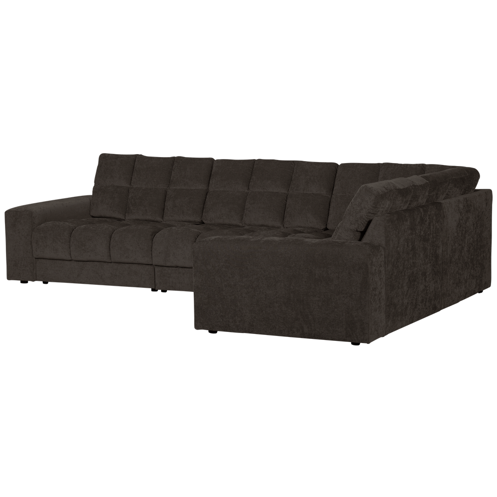 SECOND DATE HOEKBANK RECHTS VELVET ANTRACIET