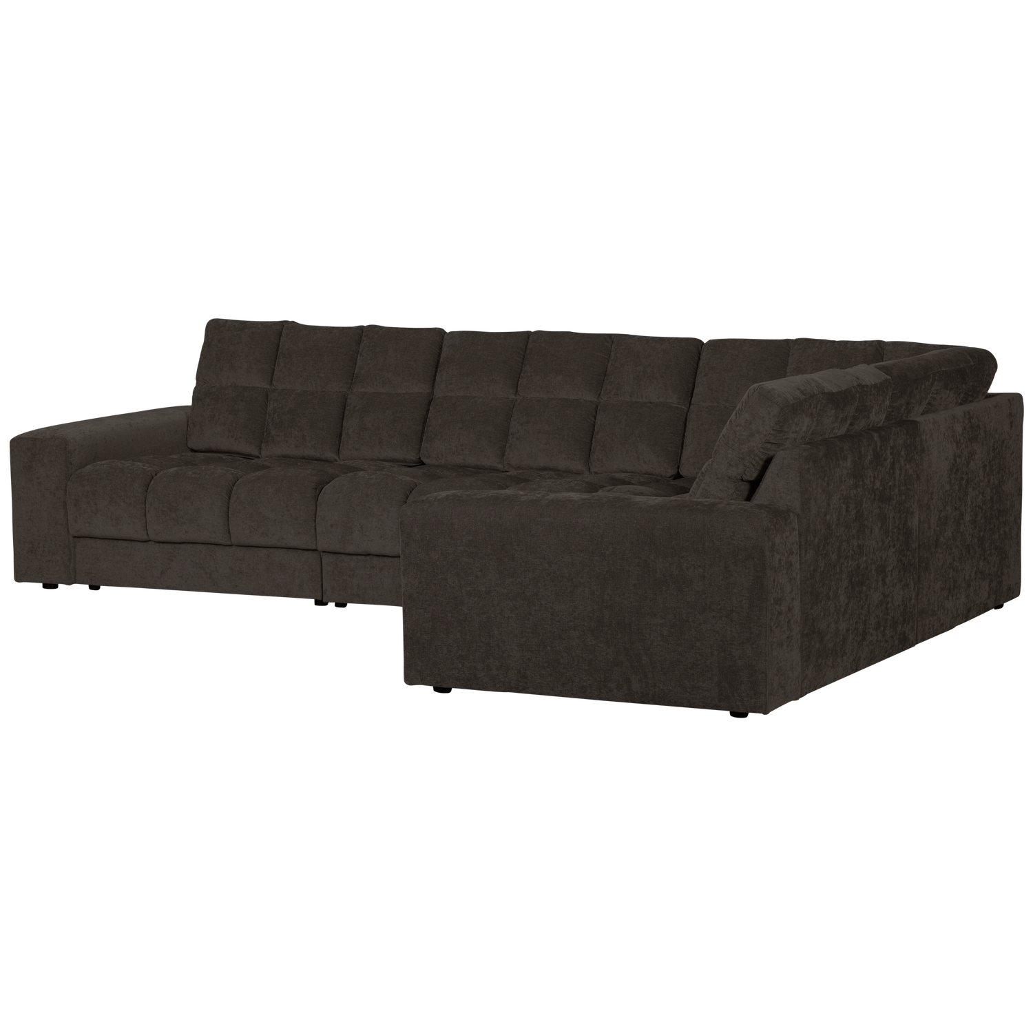 SECOND DATE HOEKBANK RECHTS VELVET ANTRACIET