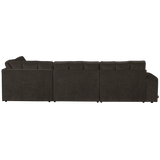 SECOND DATE HOEKBANK RECHTS VELVET ANTRACIET