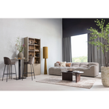 WOOOD - Lovi vloedkleed polyester/katoen taupe 170x240cm