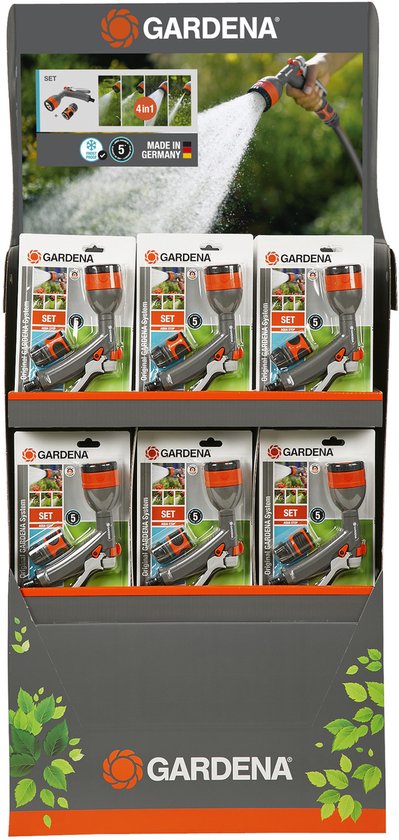 Gardena - Multifunctionele Broes met Waterstop