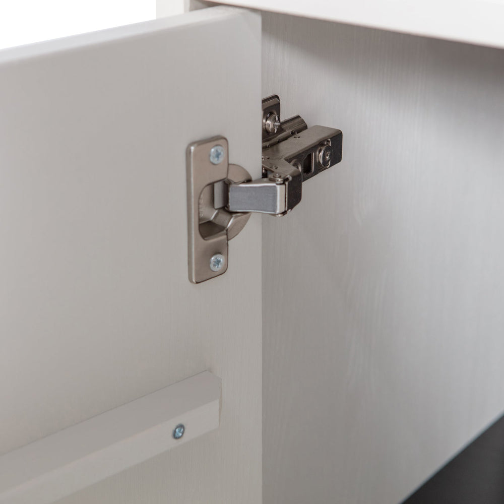 BASIC 2-DEURS VITRINEKAST GRENEN MIST [fsc]