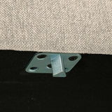 COUPLE POEF 50 CM ZAND