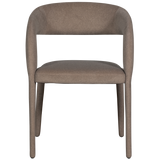 ARMS EETKAMERSTOEL VILT BRUIN