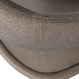 ARMS EETKAMERSTOEL VILT BRUIN