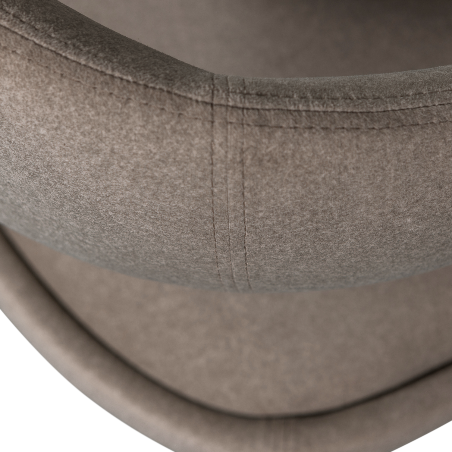 ARMS EETKAMERSTOEL VILT BRUIN