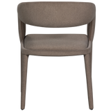 ARMS EETKAMERSTOEL VILT BRUIN