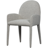 ELEGANCE EETKAMERSTOEL MET ARMLEUNING GREIGE