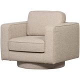 LAZY DRAAIFAUTEUIL BOUCLE NATUREL