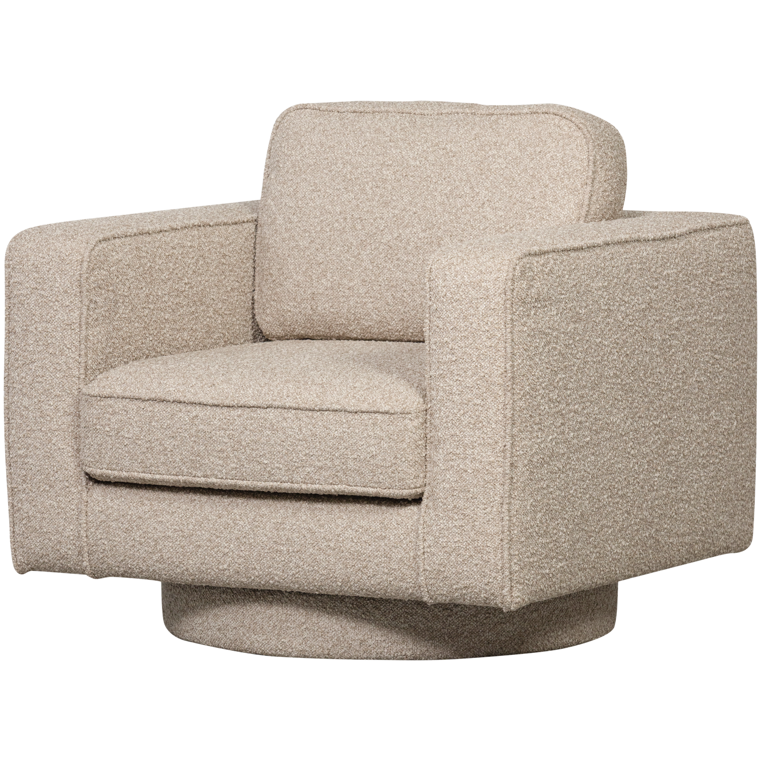 LAZY DRAAIFAUTEUIL BOUCLE NATUREL