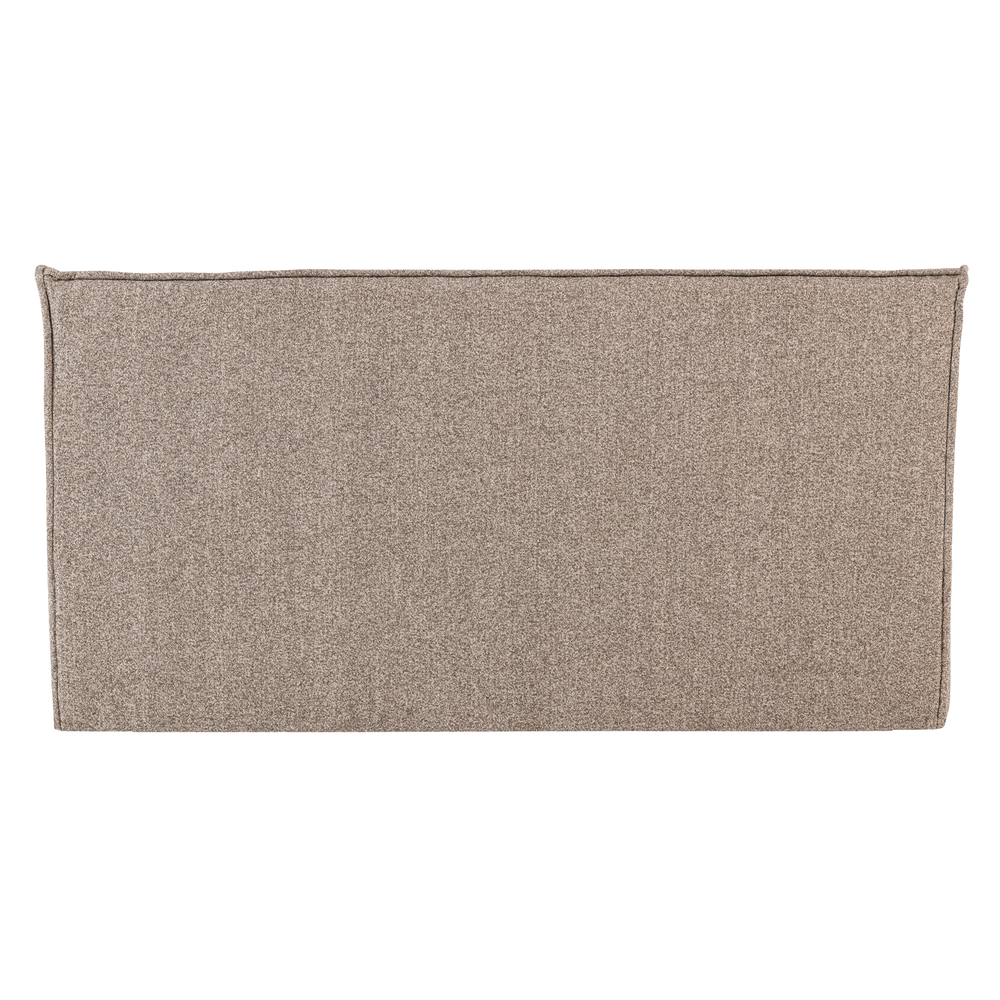 CLUSTER EETBANKJE MET RUGLEUNING BOUCLE KHAKI BRUIN