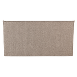 CLUSTER EETBANKJE MET RUGLEUNING BOUCLE KHAKI BRUIN