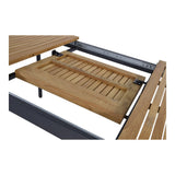 Uittrektafel Monza antraciet 152/210x89cm - Lesli Living