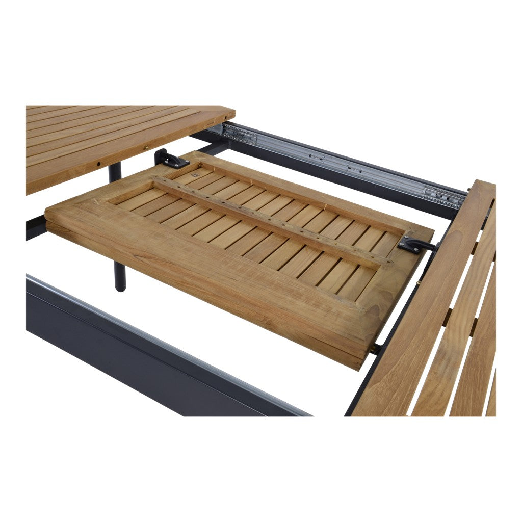 Uittrektafel Monza antraciet 152/210x89cm - Lesli Living