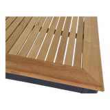 Tuintafel Monza antraciet 150x90cm