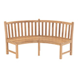 Ronde teakbank 200 cm