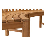 Ronde teakbank 200 cm