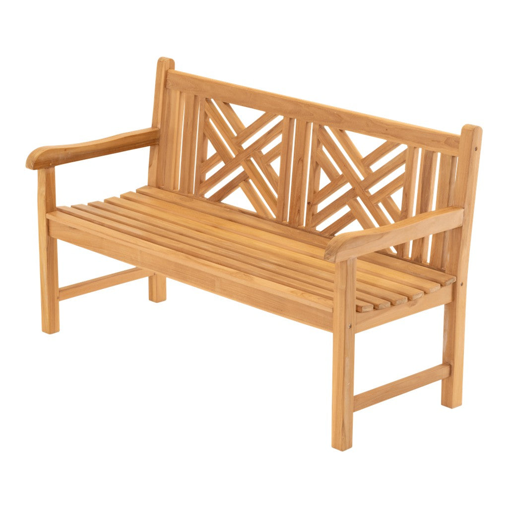 Teakbank Cross 150 cm
