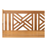 Teakbank Cross 150 cm
