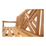 Teakbank Cross 150 cm