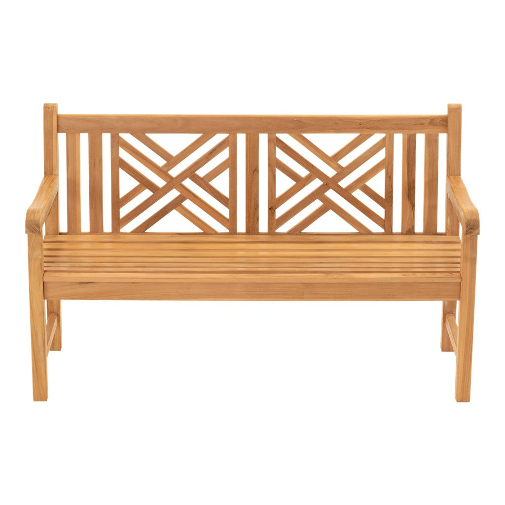 Teakbank Cross 150 cm