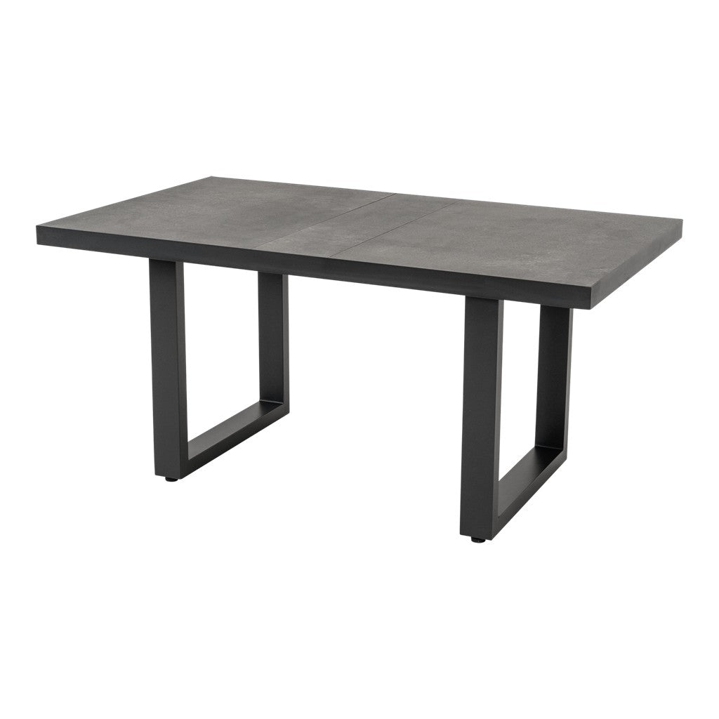 Loungetafel hoog Murcia zwart 140x85cm - Lesli Living