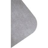 Ronde hoek van beige/grijze kussen met gladde stof