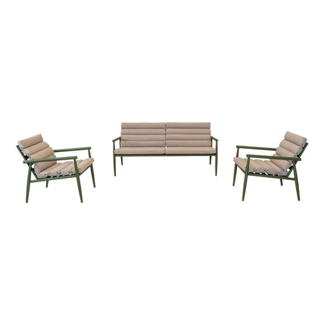 Loungeset Harper olijfgroen - Lesli Living
