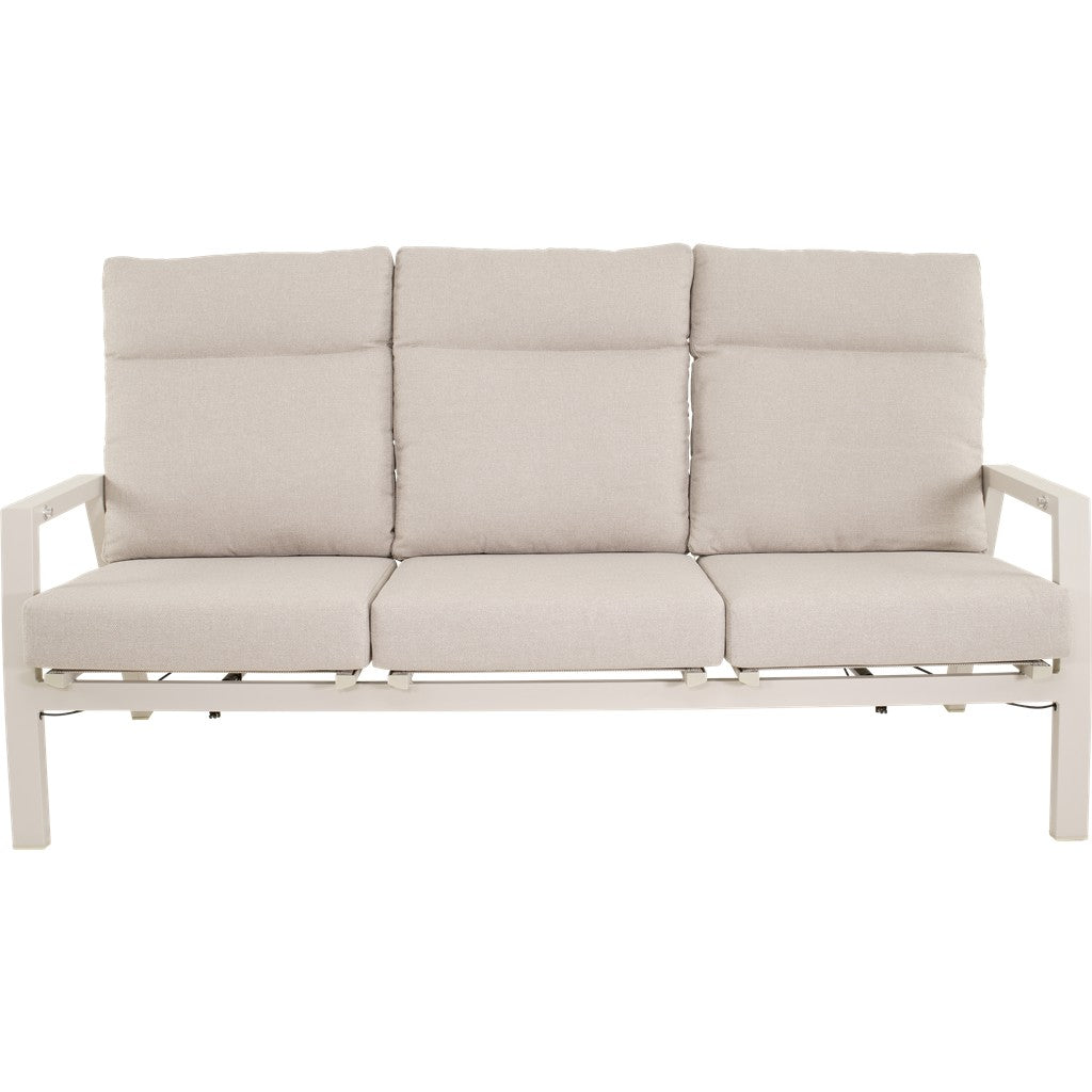 Loungebank Ohio crème 3-persoons