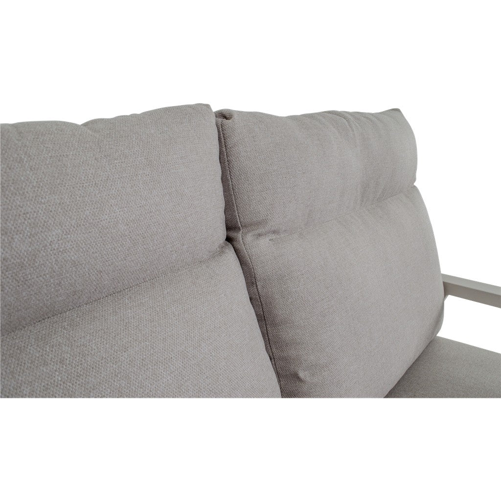 Loungebank Ohio crème 2-zits