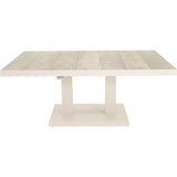 Loungetafel verstelbaar Prato Crema 140x85cm - Lesli Living