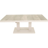 Loungetafel verstelbaar Prato Crema 140x85cm - Lesli Living
