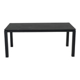 Tafel Monte Carlo Zwart 180x90cm - Lesli Living