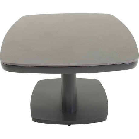 Verstelbare loungetafel Geneva, deens, ovaal, 135 x 83 cm - Lesli Living