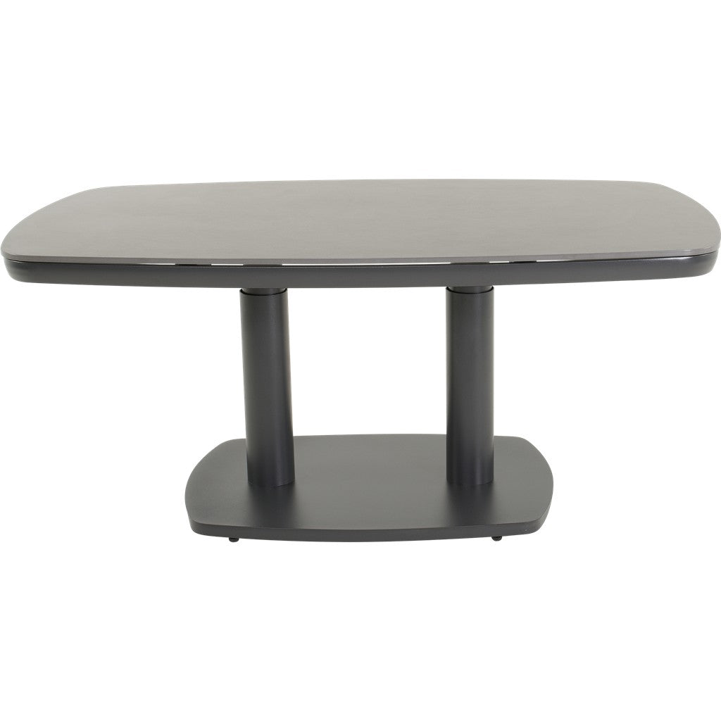 Verstelbare loungetafel Geneva, deens, ovaal, 135 x 83 cm - Lesli Living