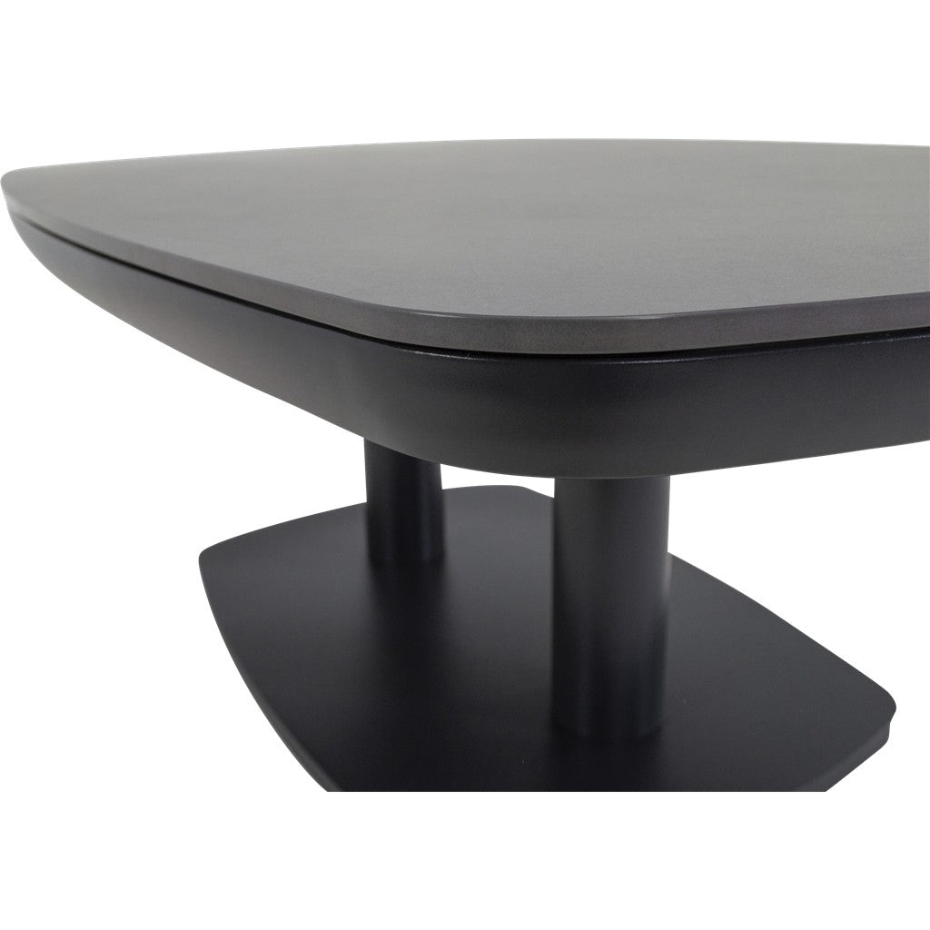 Verstelbare loungetafel Geneva, deens, ovaal, 135 x 83 cm - Lesli Living