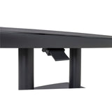 Verstelbare loungetafel Geneva, deens, ovaal, 135 x 83 cm - Lesli Living