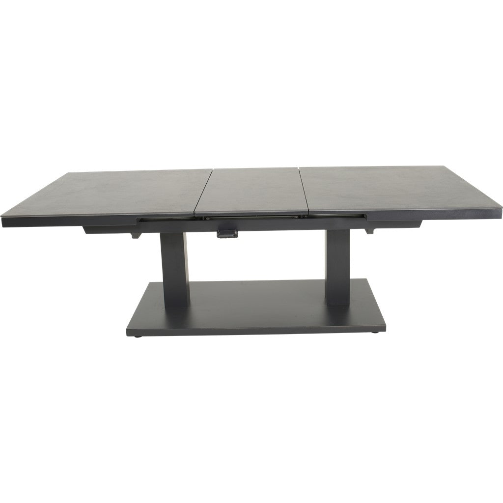 Verstelbare uittrektafel Geneva 140/180 x 85 x 54/75,5 cm - Lesli Living