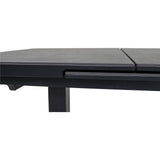 Verstelbare uittrektafel Geneva 140/180 x 85 x 54/75,5 cm - Lesli Living