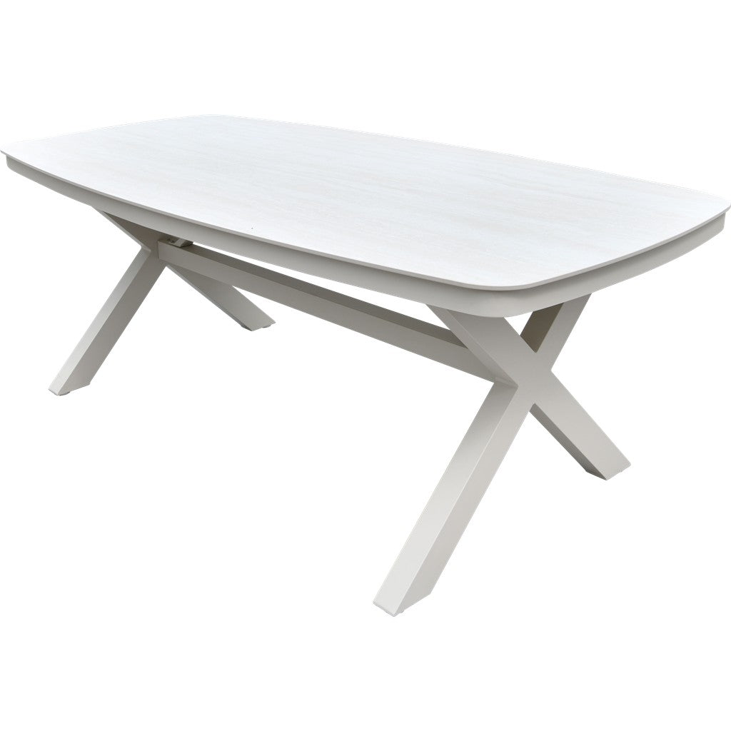 Tafel Davos Crème Deens ovaal 200 x 100 cm - Lesli Living