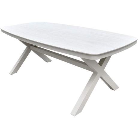Tafel Davos Crème Deens ovaal 200 x 100 cm - Lesli Living