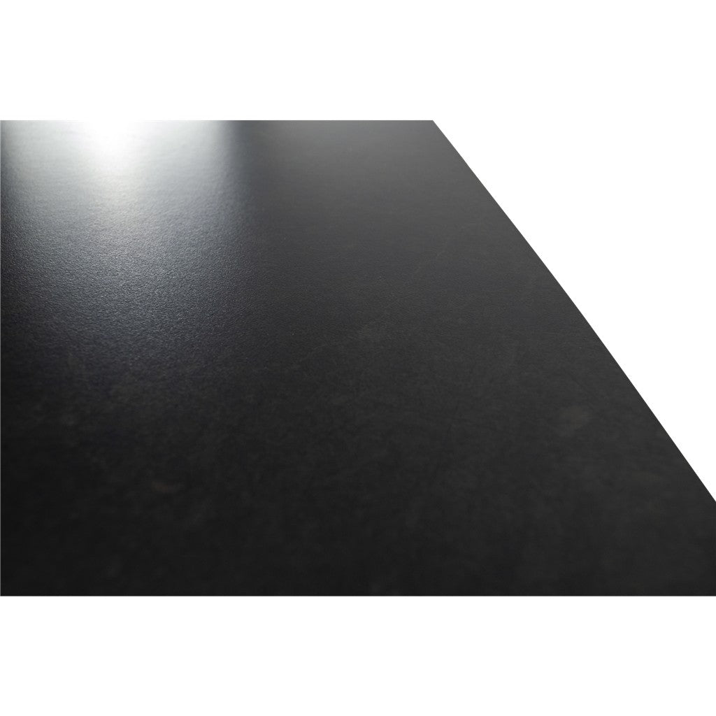 Grijs tafelblad met subtiele nerf en afgeschuinde rand